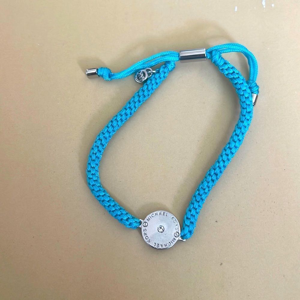 Michael Kors Blue Adjustable Crystal Bracelet Bengal